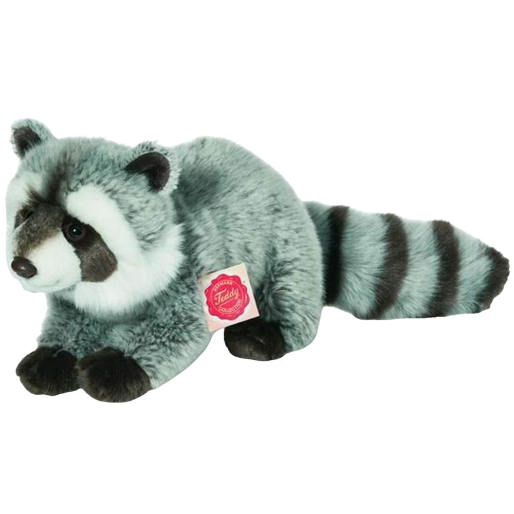 Teddy Hermann Raccoon Plush Soft Cuddly Toy Animal Lovers Gift Present 92529 Cute Woodland Teddy