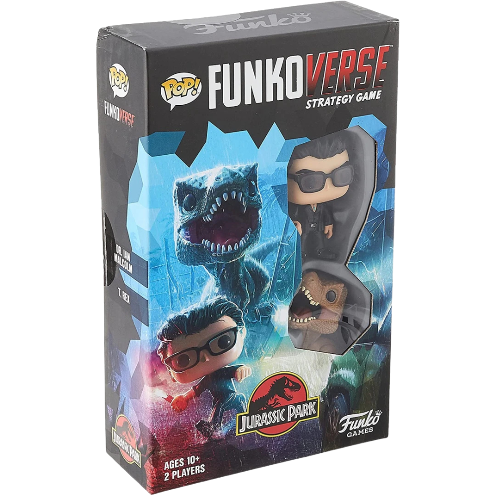 Funko Pop Funkoverse Jurassic Park 101 Expandalone Strategy Board Game Dr Ian Malcolm T Rex Gift
