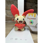 Pokemon Plusle Valentines Heart Plush Keyring Soft Toy Teddy 12cm Cute Collectible Gift