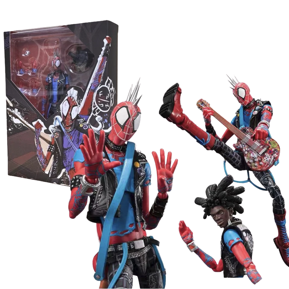 Spider-Man Across The Spider-Verse Punk Style 6" Figure Xmas Toy Gift