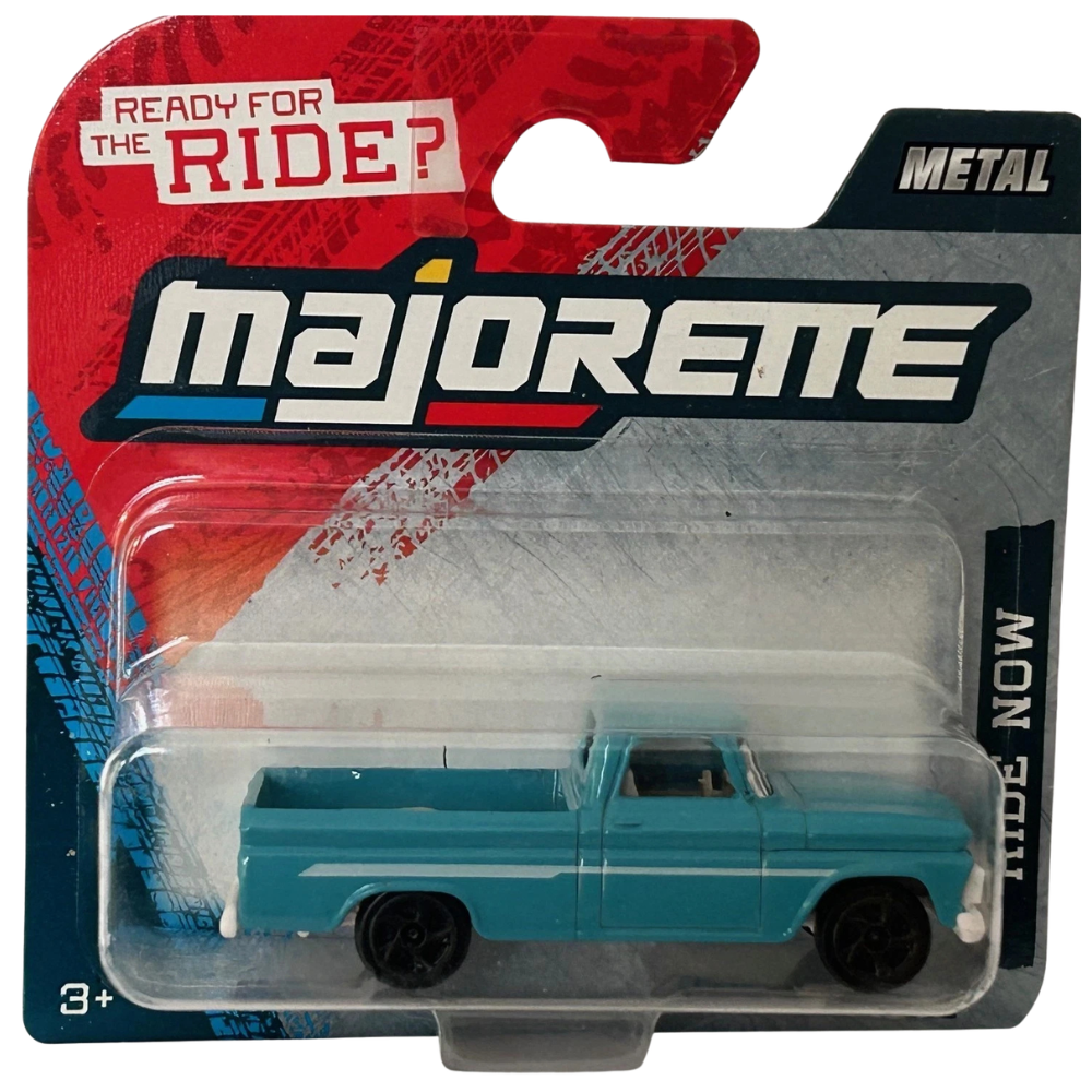 Majorette Chevrolet C10 Blue American Pickup Truck 1:60–1:64 Diecast Model Toy