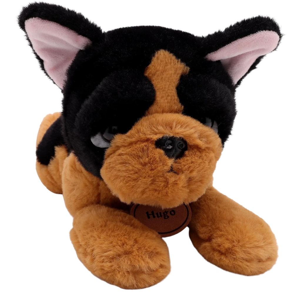 Toyland 25cm Hugo French Bulldog Soft Plush Toy Lying Down Puppy Cuddly Dog