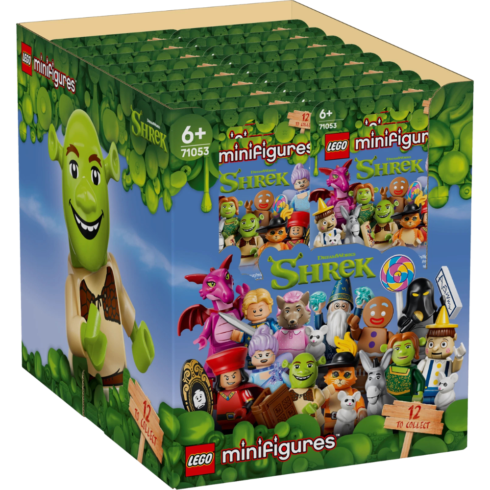 Lego Shrek Series Minifigures 71053 Sealed Box of 36 Collectible Character Figures