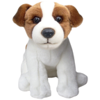 Jack Russell Plush Soft Toy Puppy Dog Teddy by Faithful Friends 25cmh Ideal Gift for Kids