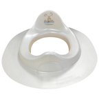 Bebe-jou Toddler Toilet Seat Trainer Beige, Non-Slip Potty Training Seat with Splash Guard