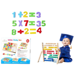 Math Counting Wooden Sticks for Kids Numbers Learning & Maths Operations Game Box New Uk