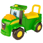 John Deere Johnny Tractor Ride-On Toy with Lights, Sounds, Tool Kit and Storage Seat 3+