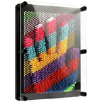 3d Pin Art Toy Rainbow Impression Sculpture Retro Desk Gadget Stocking Filler Gift Game 3d