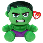 TY Hulk Marvel Avengers Beanie Babies Soft Plush Toy Official Collectible Stuffed Toy