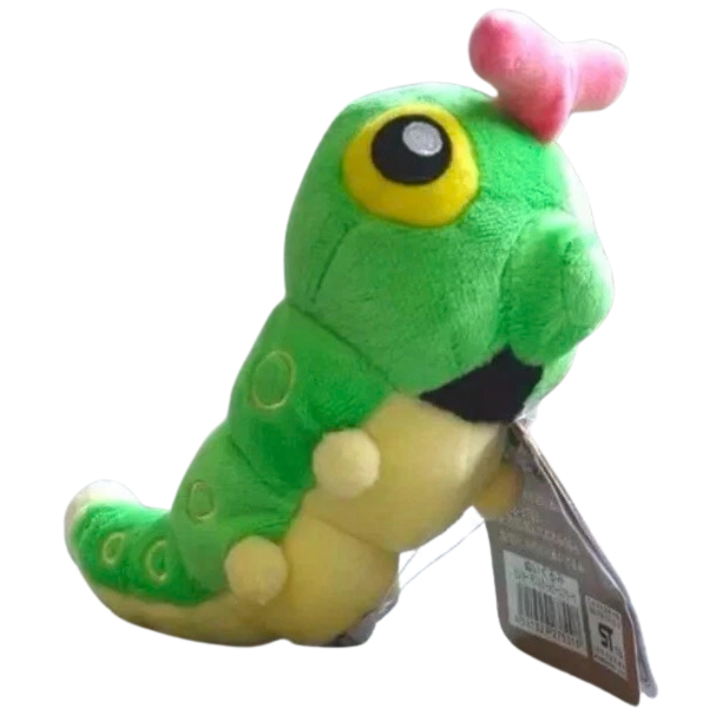 Pokémon Caterpie Plush Soft Toy 12cm Teddy Cuddly Character Collectible Gift