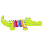 Orange Tree Toys Crocodile Wooden Puzzle Chunky Animal Learning Toy for Kids Gift New