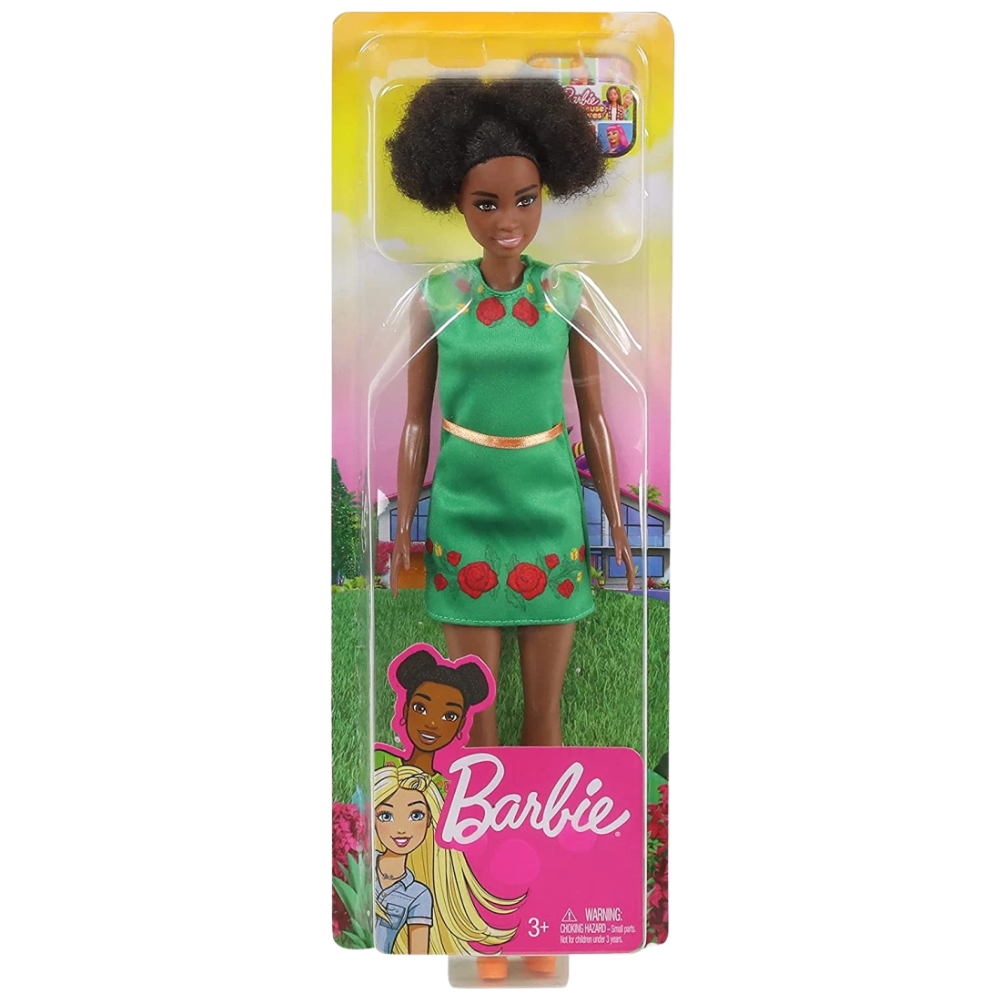 Barbie Dreamhouse Adventures Nikki Doll Ghr60 Black Curly Hair Floral Dress Kids Toy 3+