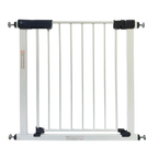 Callowesse Kuvasz White Pressure Fit Baby Pet Stair Gate 77-86cm Wide Dual Lock Auto Close