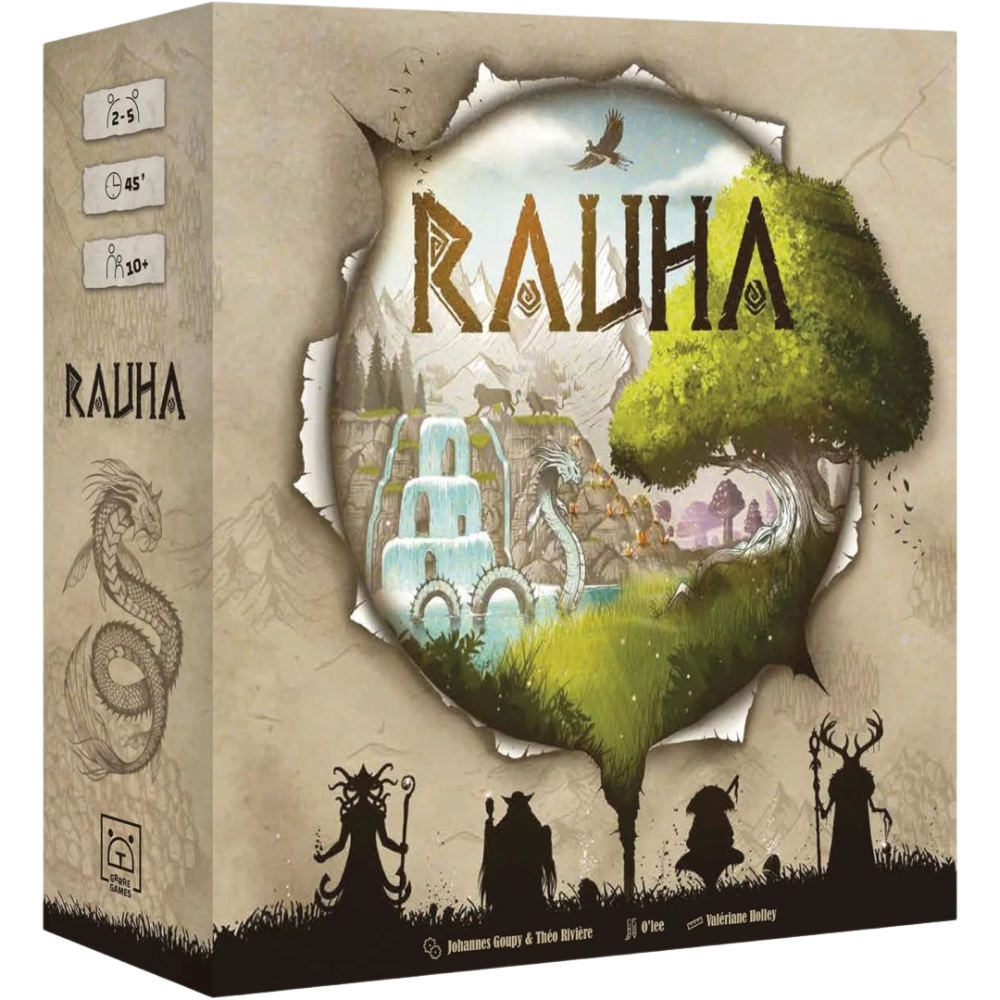 Rauha Board Game Strategic World Building Strategy Game Family Tabletop 10+
