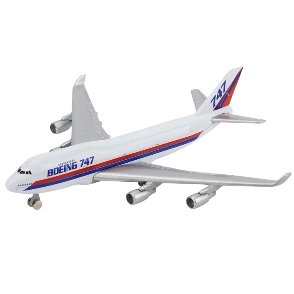 Welly Boeing 747 Aviation Airport Play Set 1:500 Scale Diecast Model Airplane Toy