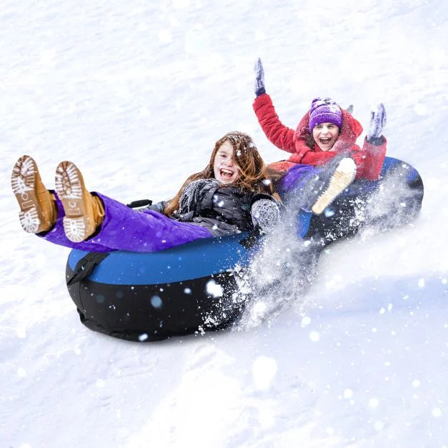 2-Person Heavy-Duty Inflatable Snow Tube for All Ages