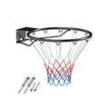 Wall Basketball Hoop with Double Spring and All-Weather Net