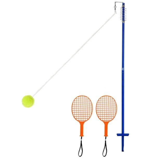 Portable Tetherball Set with 3-Level Adjustable Height and Ball