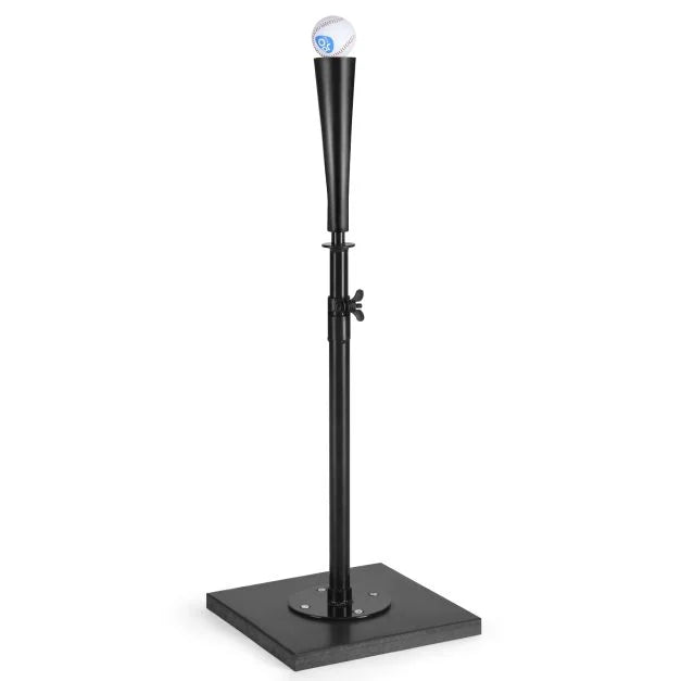 Adjustable 63–91 CM Baseball Batting Tee with Rubber Topper