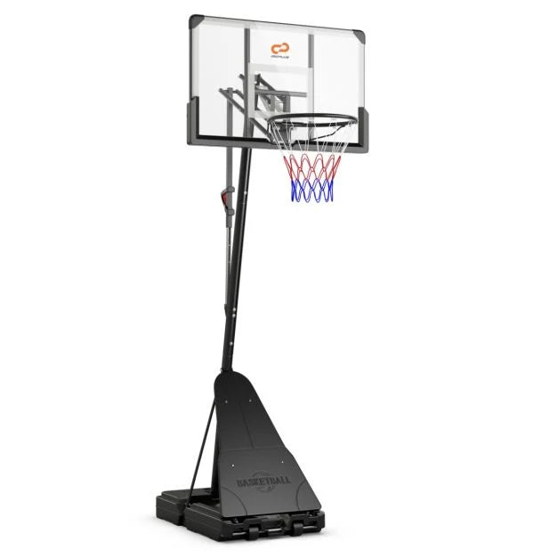 Adjustable Portable Basketball Hoop 1.05–3.05m with Shatterproof Board