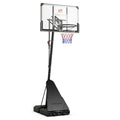 Adjustable Portable Basketball Hoop 1.05–3.05m with Shatterproof Board