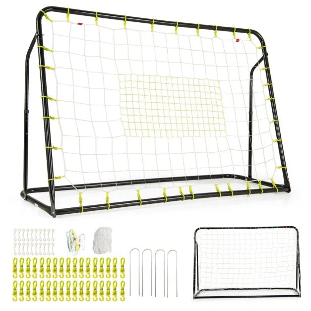 2-in-1 Kids Soccer Rebounder & Goal for Ages 6+