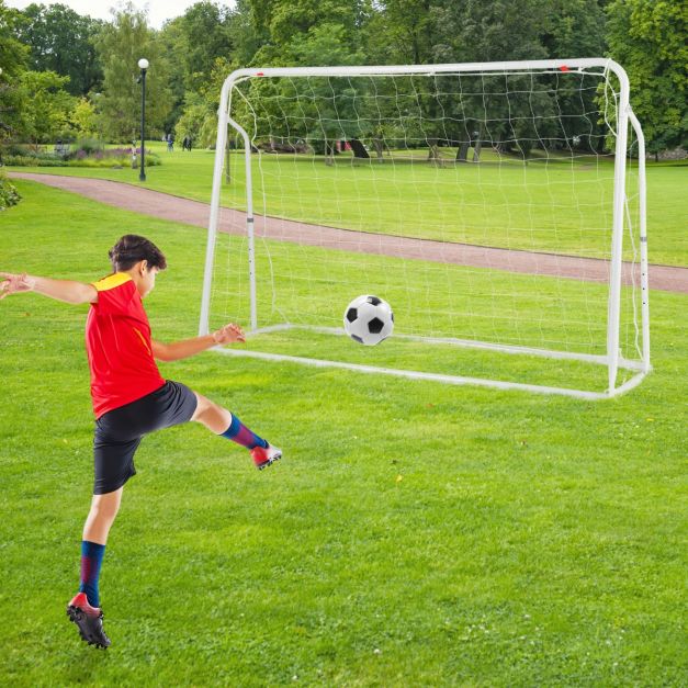 2-in-1 Kids Soccer Rebounder & Goal for Ages 6+