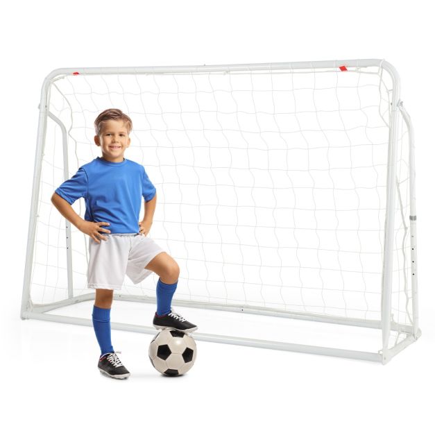 2-in-1 Kids Soccer Rebounder & Goal for Ages 6+