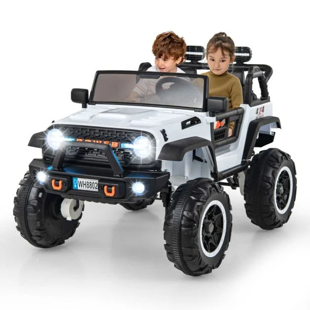 Kids Electric Ride On Car – 2 Seats, Remote & Horn