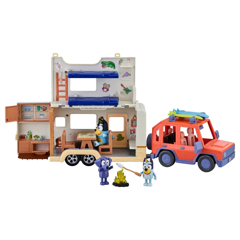 Bluey Ultimate Caravan Adventures Playset – Interactive Kids Fun
