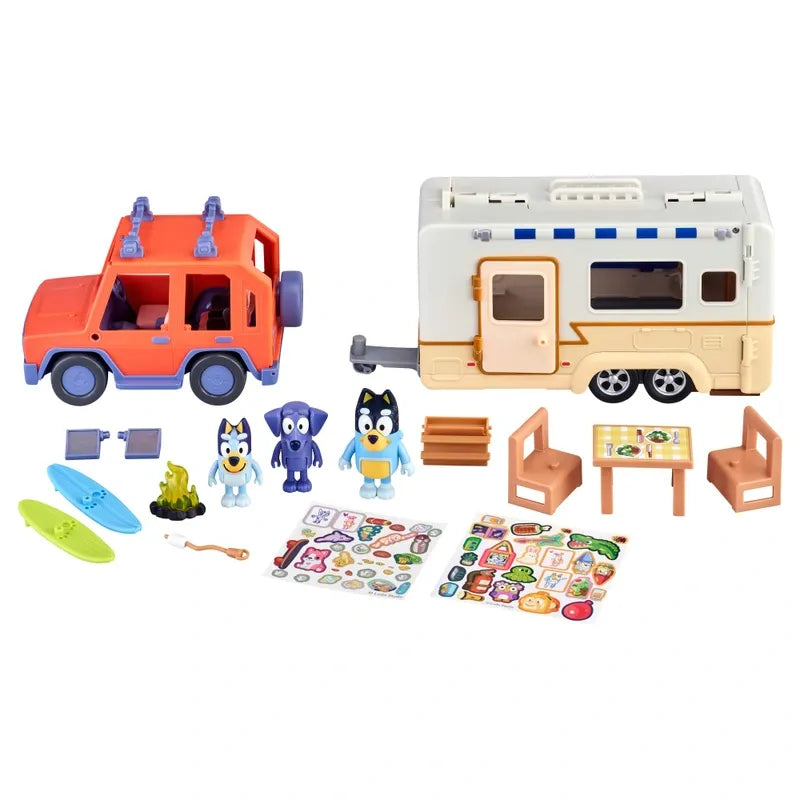 Bluey Ultimate Caravan Adventures Playset – Interactive Kids Fun