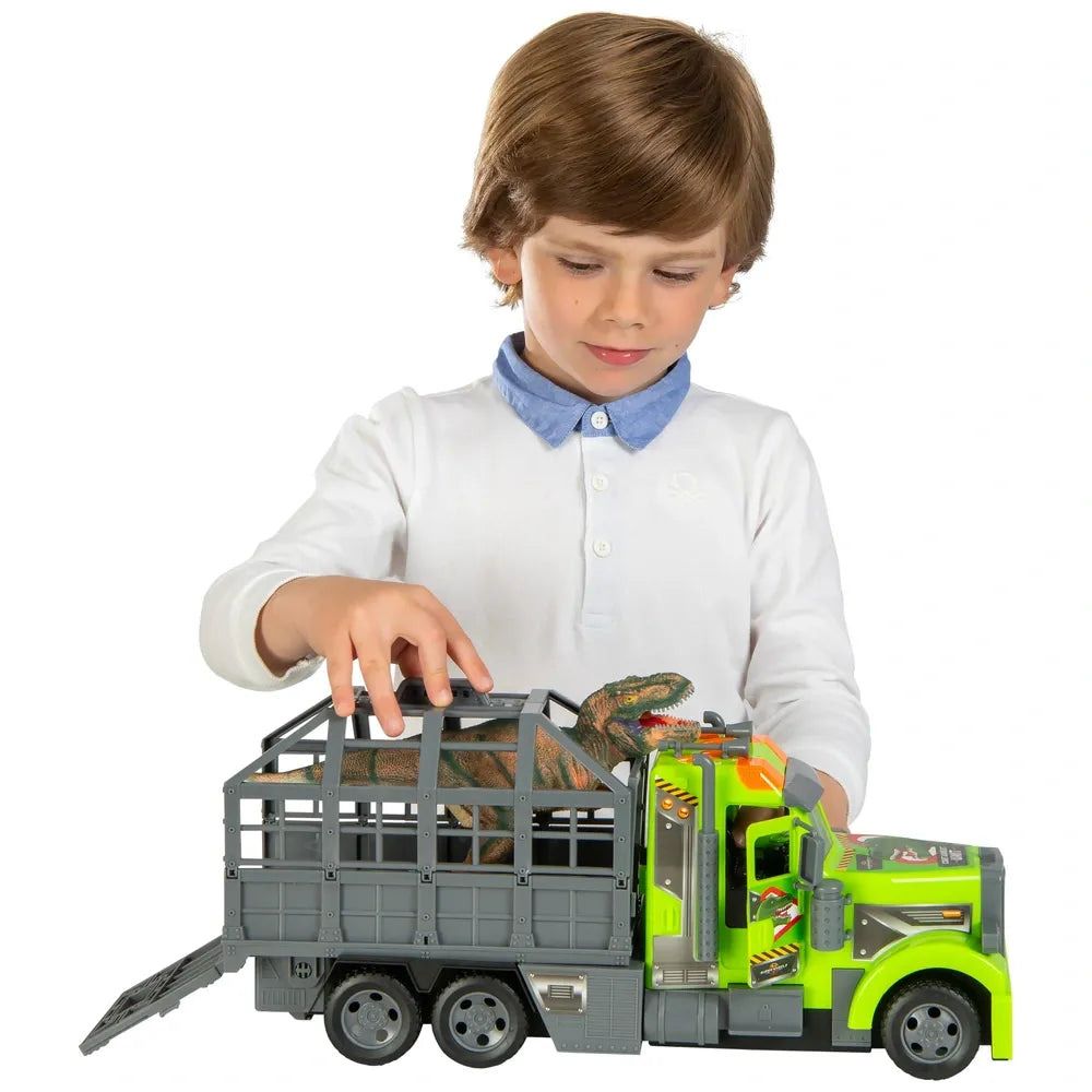 Super Wheelz Dinosaur Hauler Truck with Lights & Sounds Toy