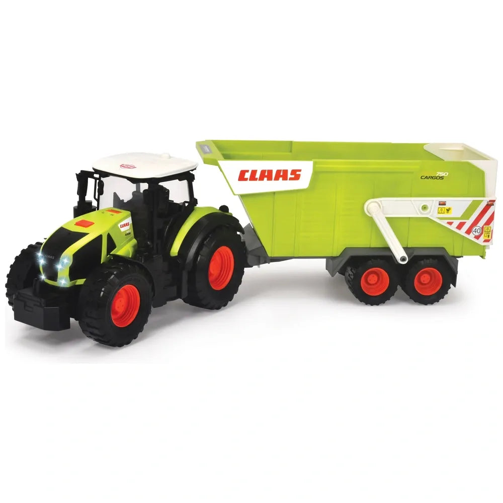 Dickie Toys CLAAS Farm Tractor and Trailer Playset for Kids