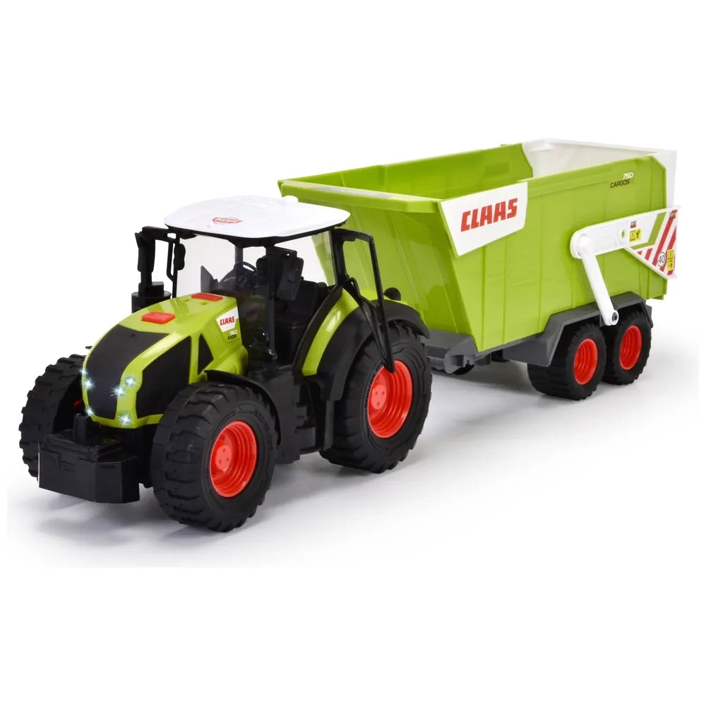 Dickie Toys CLAAS Farm Tractor and Trailer Playset for Kids