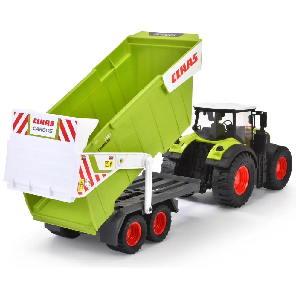 Dickie Toys CLAAS Farm Tractor and Trailer Playset for Kids