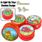 LED Light Up YoYo Toy Trick Spinning Yoyo for Kids Unicorn Dinosaur Clutch Toy Game