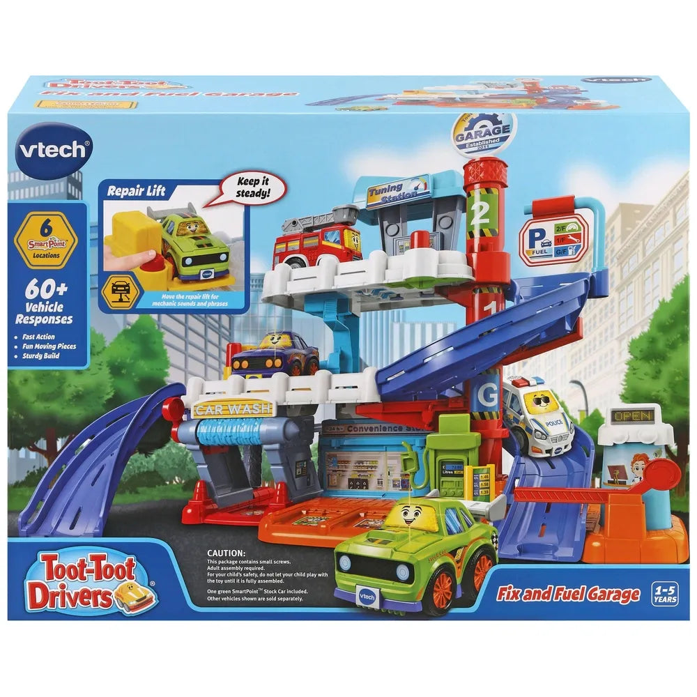 VTech Toot-Toot Drivers Garage Playset with Interactive Features