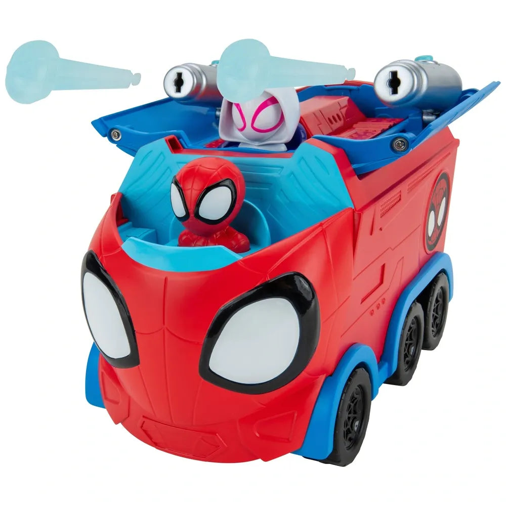 Spidey and His Amazing Friends 3-in-1 Web Spinning Hauler Truck Set