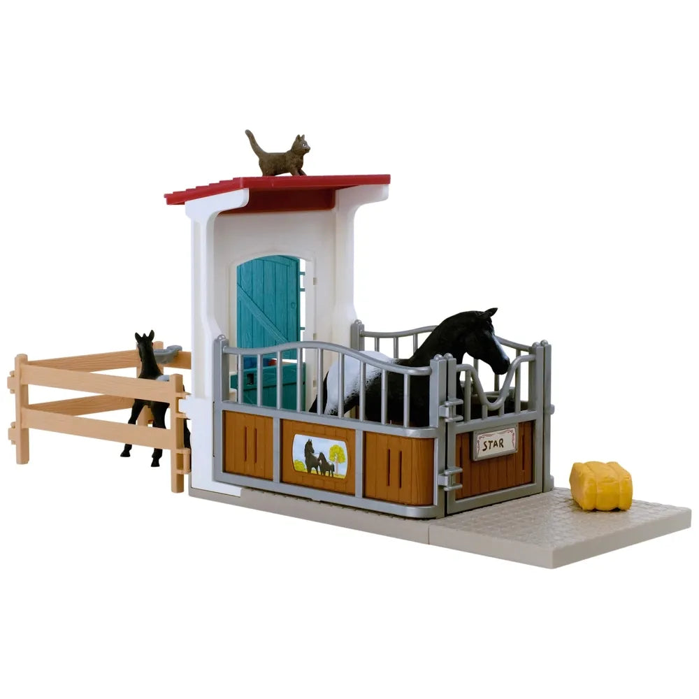 Schleich Horse Club 42611 Playset Horse Box with Mare and Foal