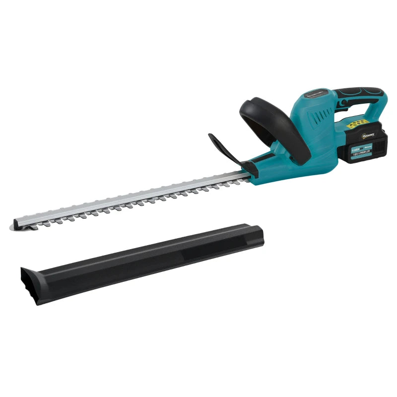 18V Cordless Hedge Trimmer with 51cm Dual Action Blade, Brushless Motor & Dual Batteries