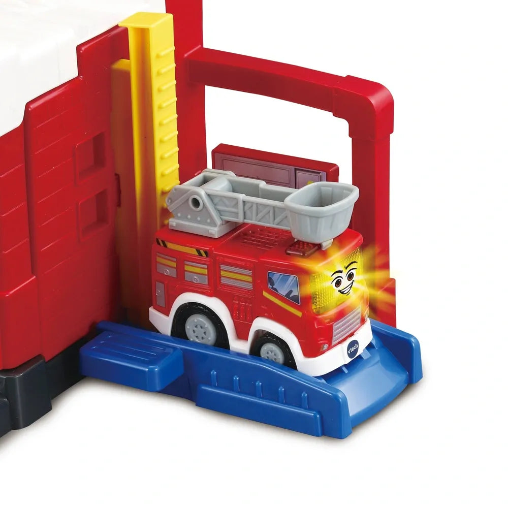 VTech Toot-Toot Drivers Fire Station Playset with Interactive Features
