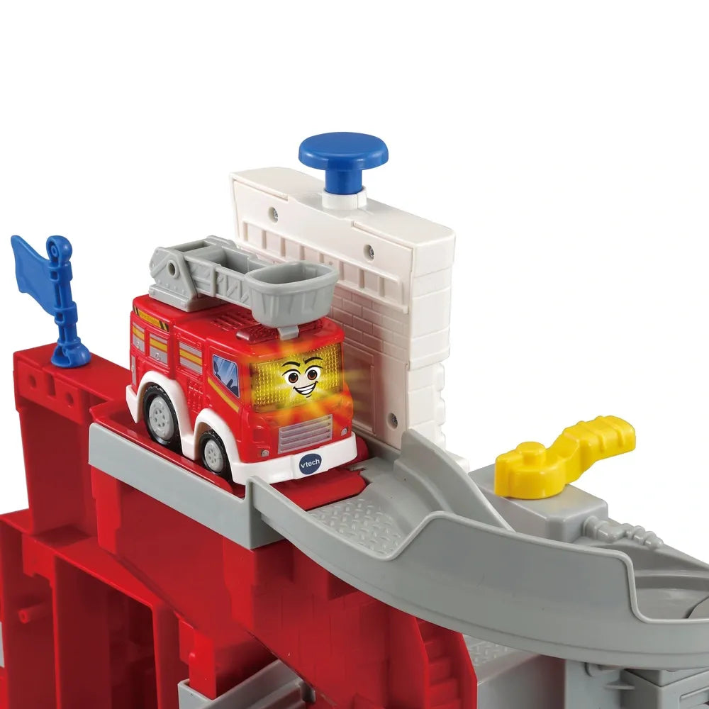 VTech Toot-Toot Drivers Fire Station Playset with Interactive Features