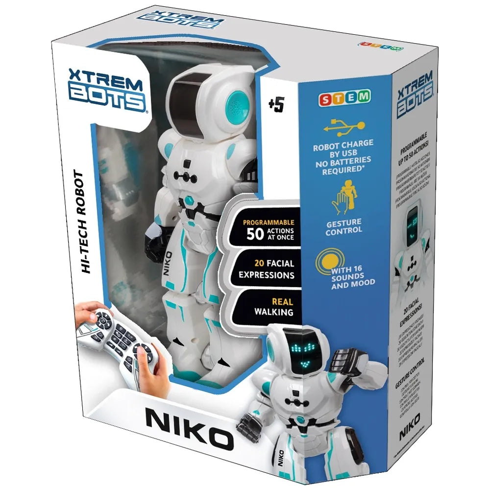 Xtrem Bots Niko Programmable Remote Control Robot