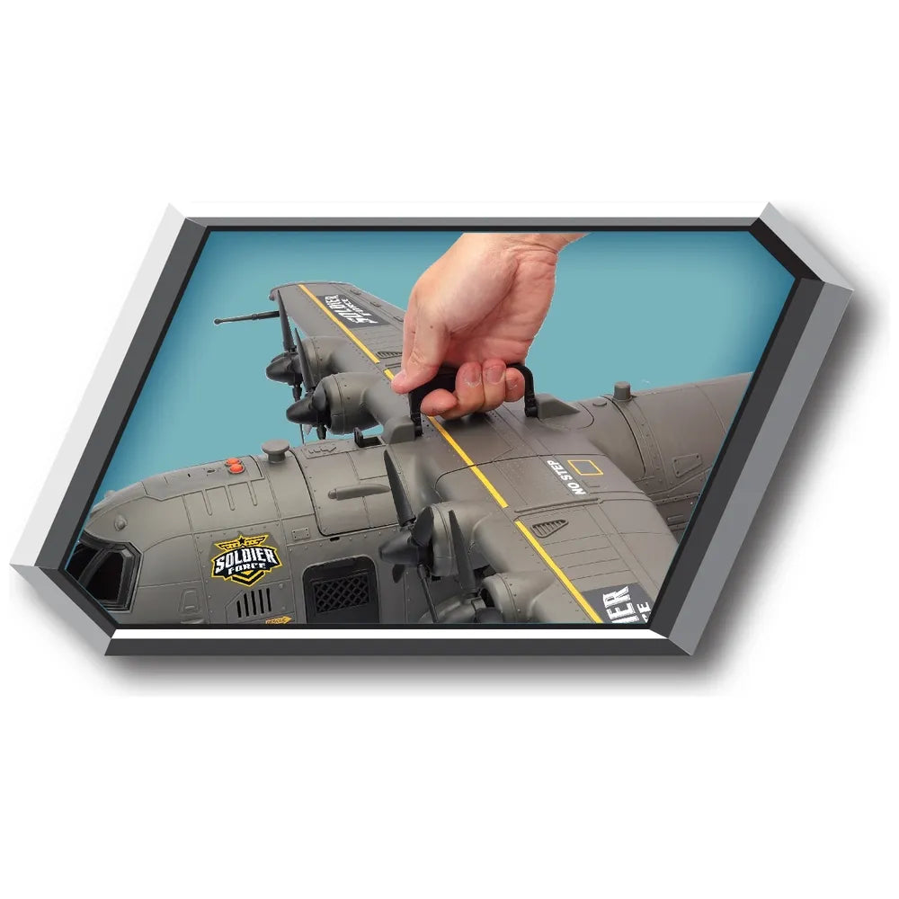 Soldier Force Hercules Cargo Plane Playset 85cm with Lights & Sounds