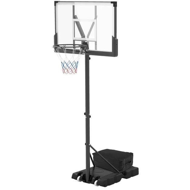 225–305cm Basketball Hoop with 110cm Shatterproof Backboard