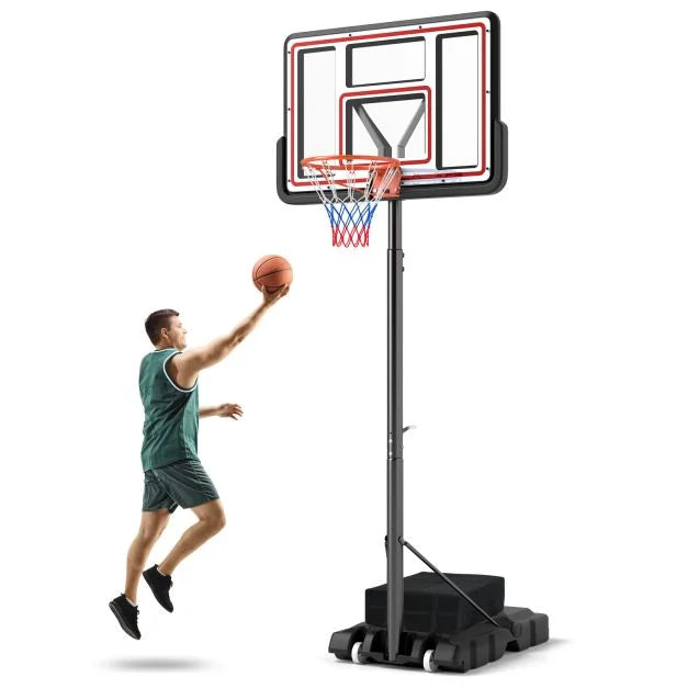 Adjustable Basketball Hoop 225–305cm Portable Goal System