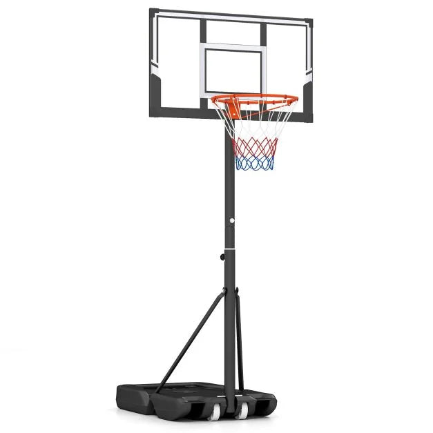 Adjustable 1–3.05m Outdoor Basketball Hoop with Shatterproof Backboard