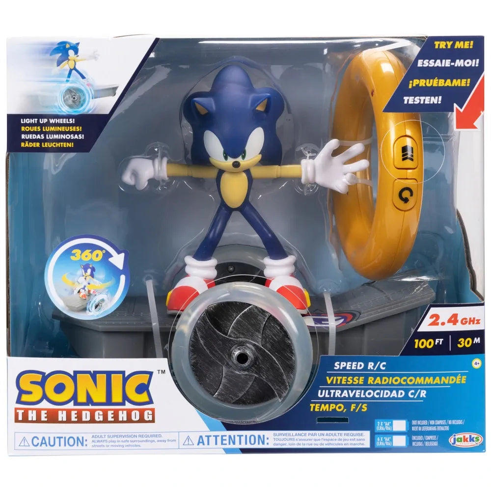 Sonic the Hedgehog RC Speed Skateboard with Remote Control