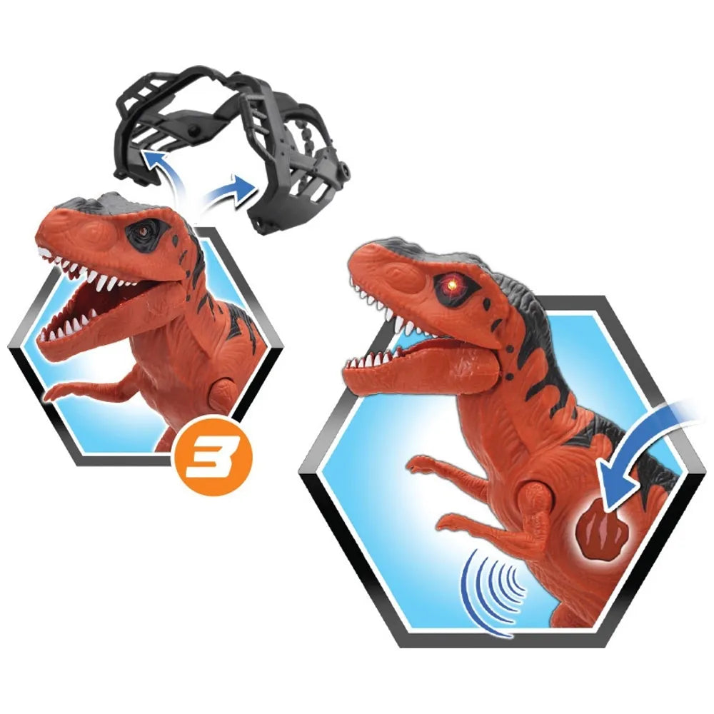 Dino Valley Giant T-Rex Ultimate Convoy Playset with Light & Sound