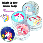 LED Light Up YoYo Toy Trick Spinning Yoyo for Kids Unicorn Dinosaur Clutch Toy Game